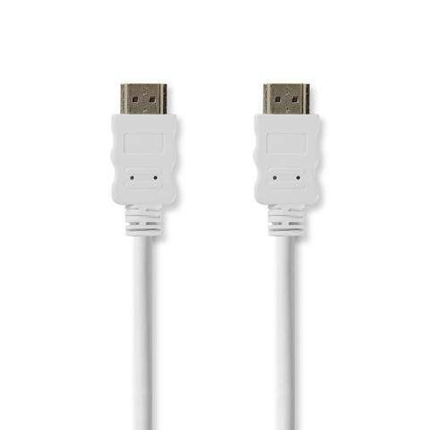 Laidas HDMI - HDMI (K-K) 2m 4K (30Hz) gold white Nedis